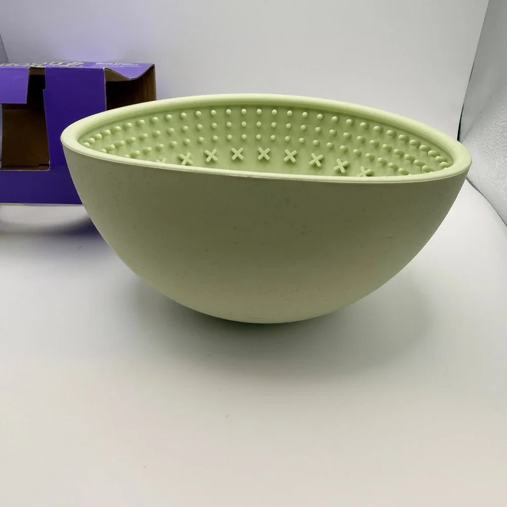 Boots & Barkley Pet Slow‎ Feed Wobble Bowl Green 4.6 Cup Capacity BPA Free Dogs